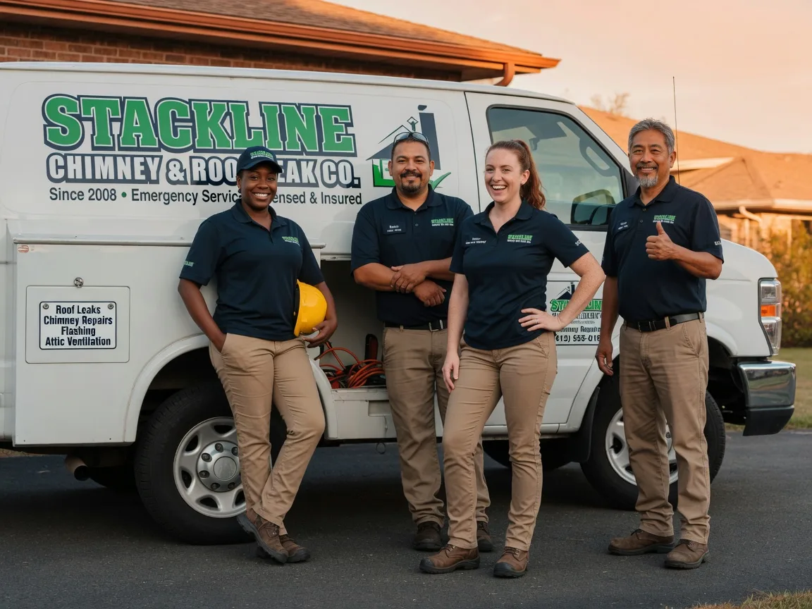 Chimney flashing repair company in Roscoe, TX